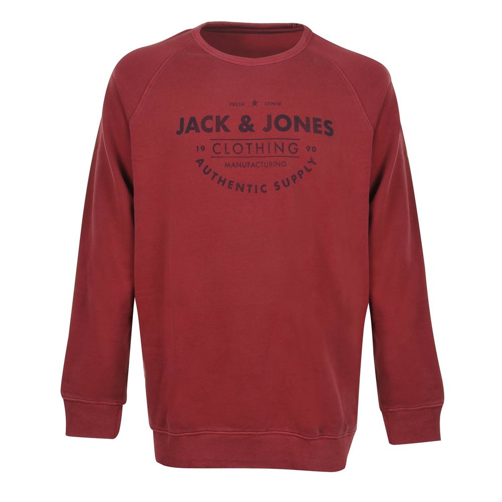 Jack & Jones Ανδρικό Φούτερ Jeans Washed Crew Neck PS